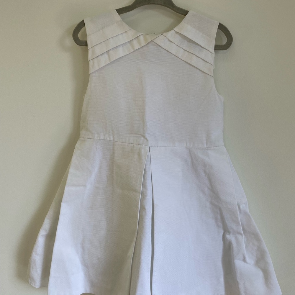 JACADI White Formal Girls' Dress Size 5